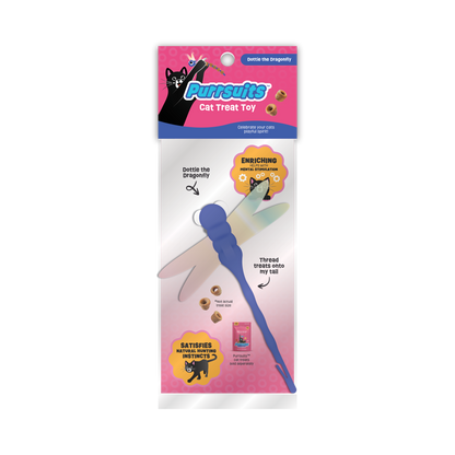 Dragonfly Cat Treat Toy