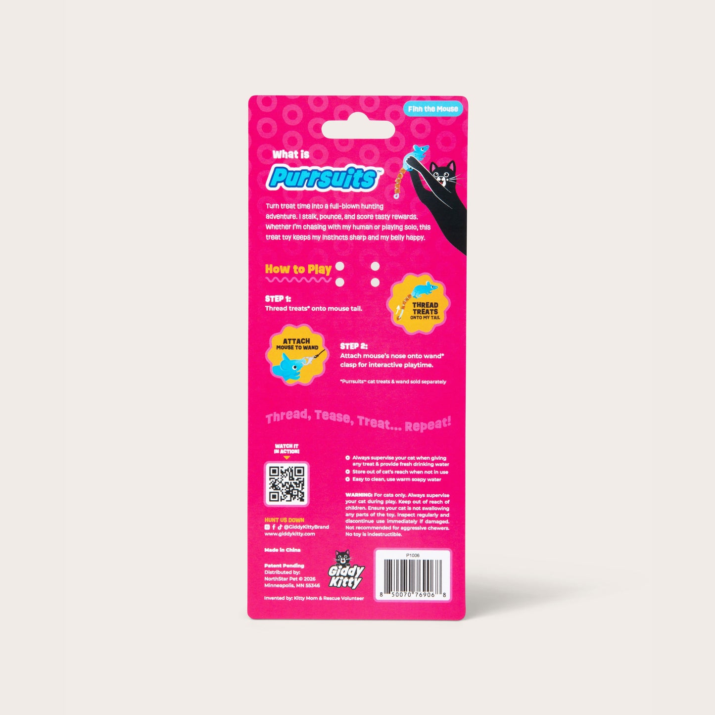 Mouse Cat Treat Toy