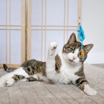 Mouse Wand Cat Treat Toy